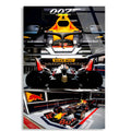 007 James Bond F1 Aracı F1 Cam Tablo – Formula 1 Duvar Dekoru - DEG0868