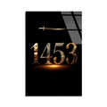 1453 Istanbul Fethi Cam Tablo