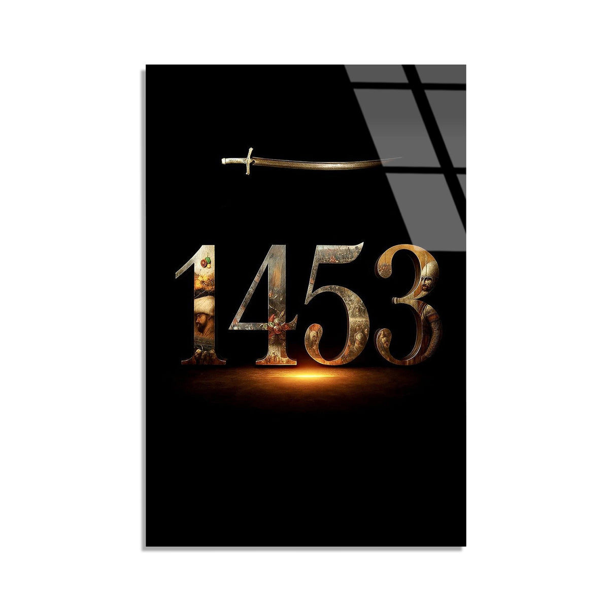1453 Istanbul Fethi Cam Tablo