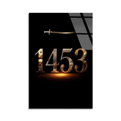 1453 Istanbul Fethi Cam Tablo