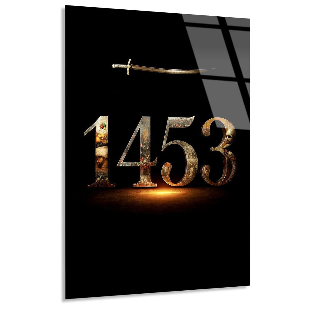 1453 Istanbul Fethi Cam Tablo