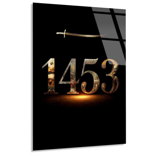 1453 Istanbul Fethi Cam Tablo