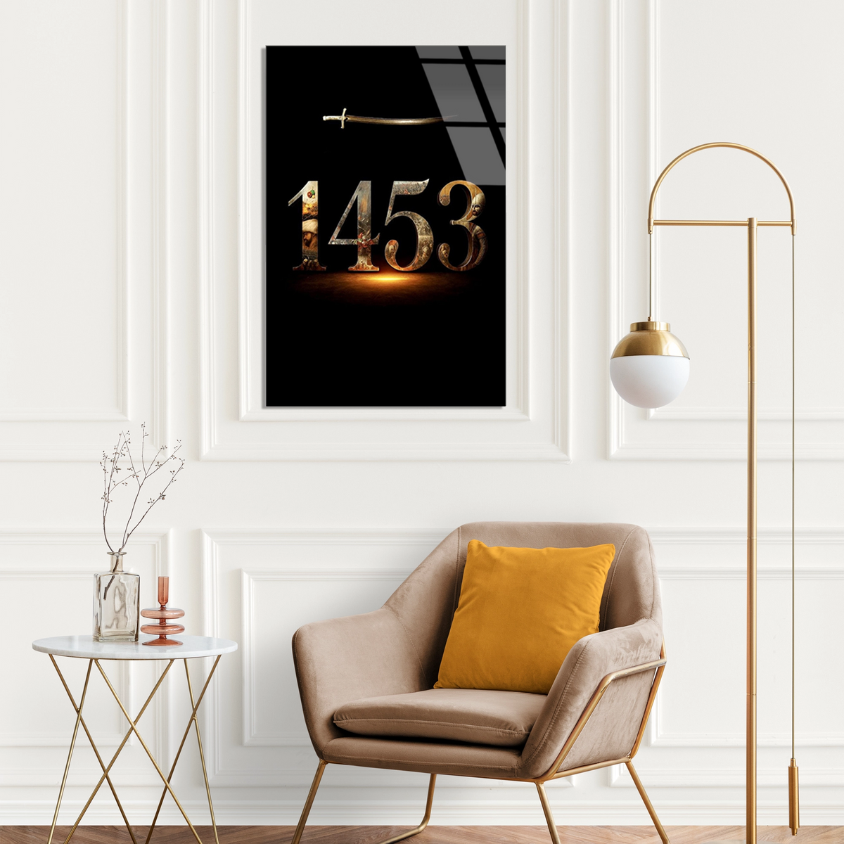 1453 Istanbul Fethi Cam Tablo