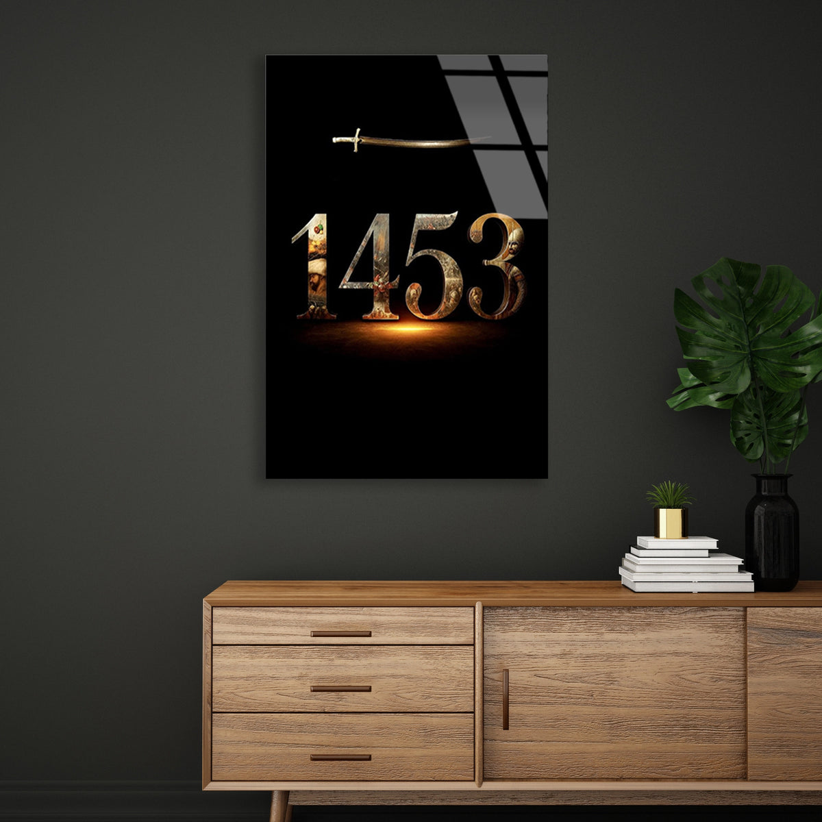1453 Istanbul Fethi Cam Tablo