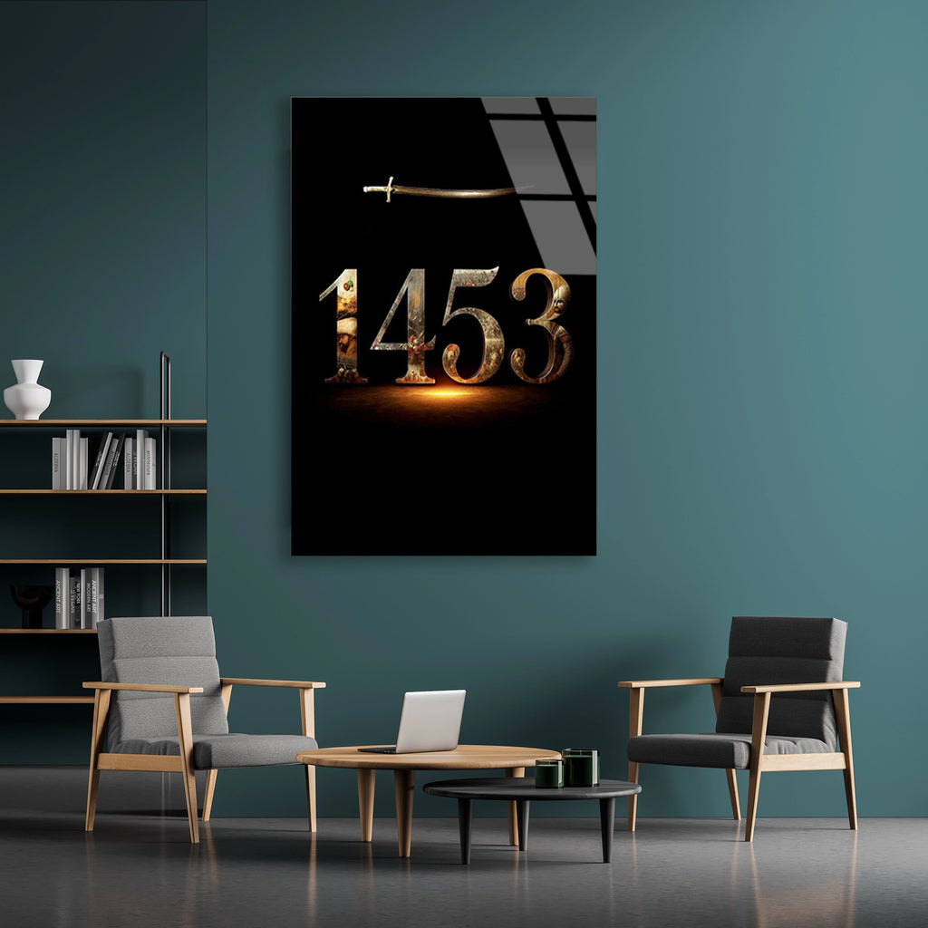 1453 Istanbul Fethi Cam Tablo