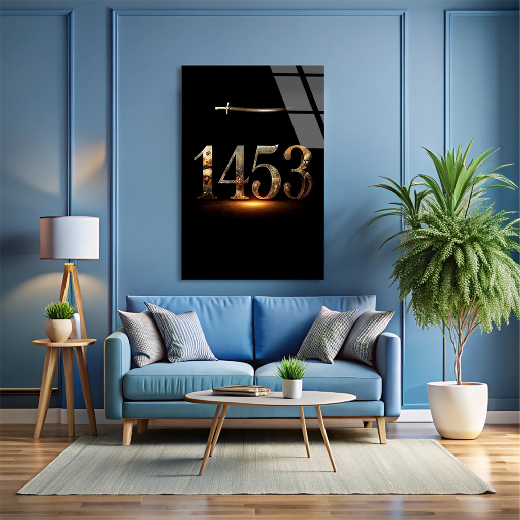 1453 Istanbul Fethi Cam Tablo