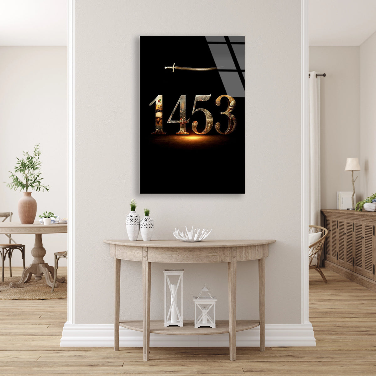 1453 Istanbul Fethi Cam Tablo