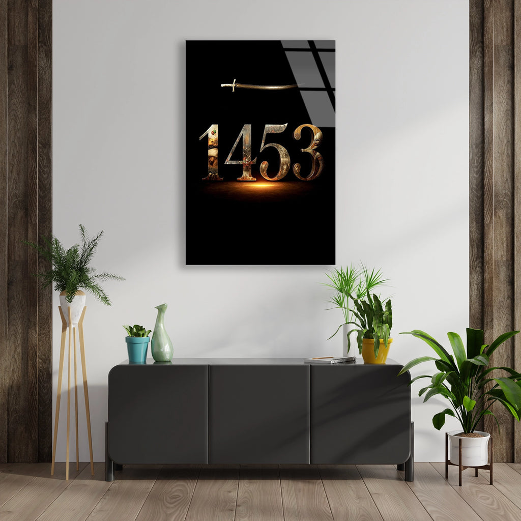 1453 Istanbul Fethi Cam Tablo