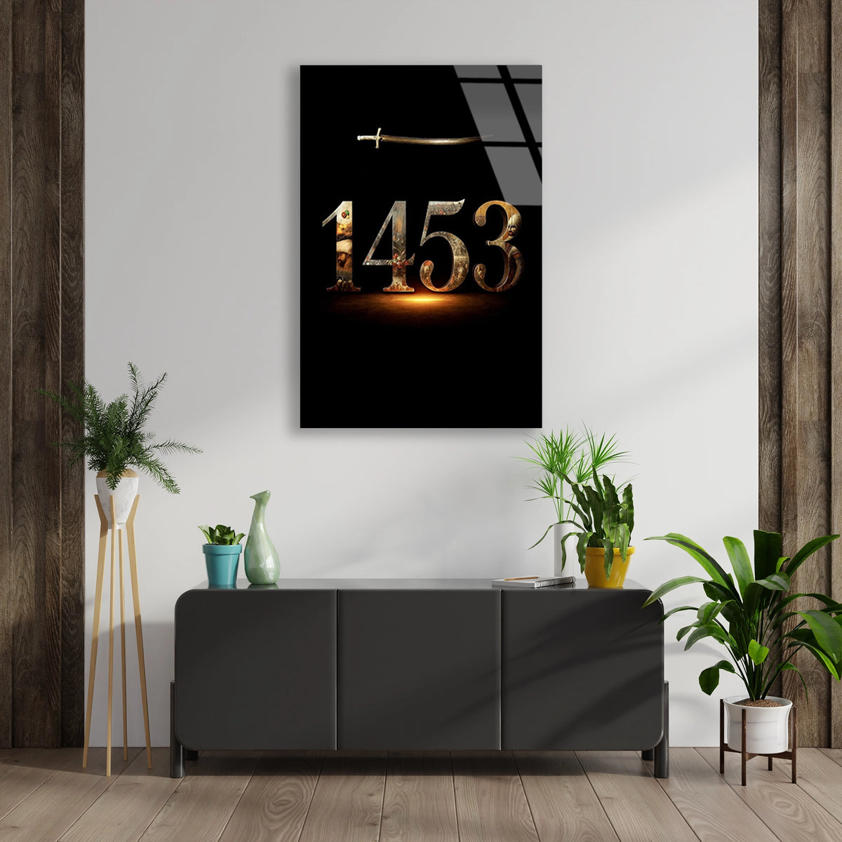 1453 Istanbul Fethi Cam Tablo