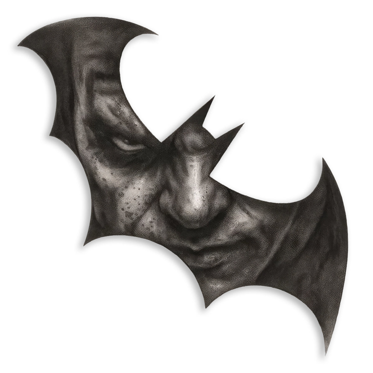 Batman Silüeti Metal Tablo