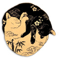 Yin Yang Kediler (Japon) Metal Tablo