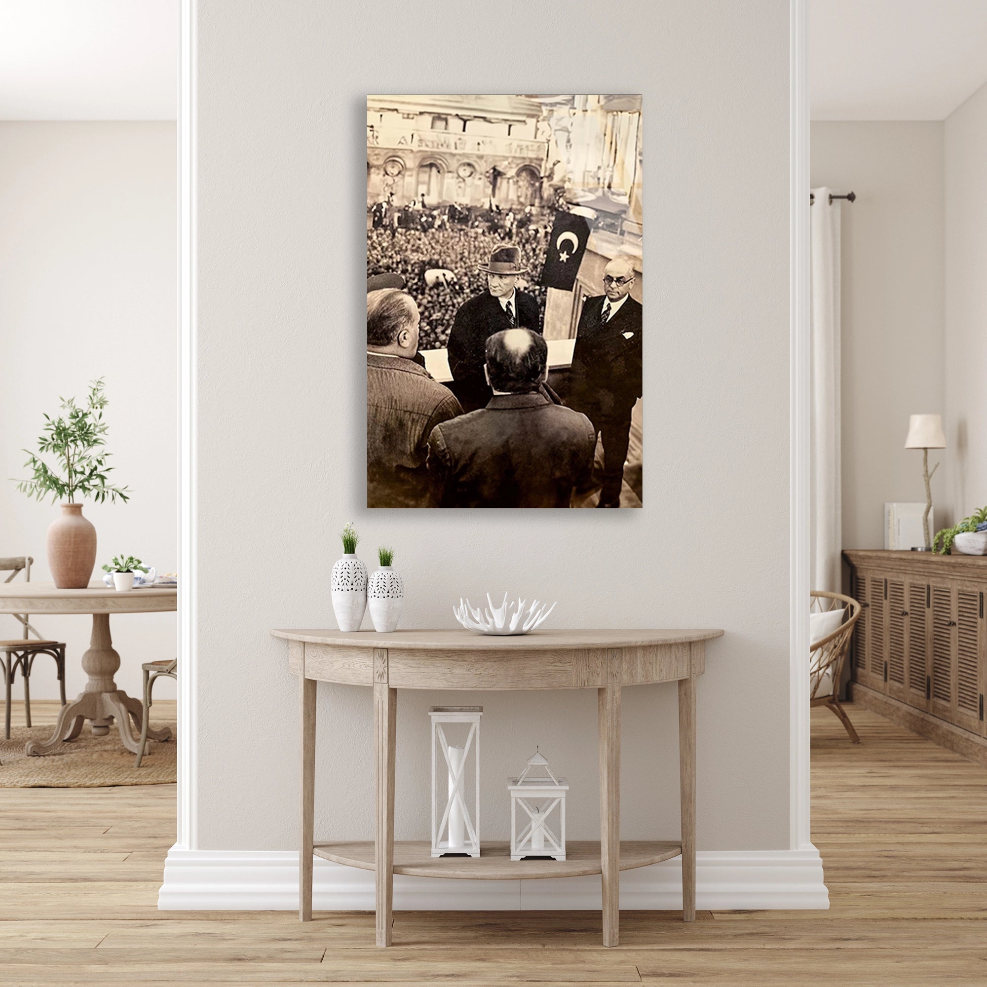 ATATÜRK MEYDANDA HİTAP - CAM TABLO - DEG0593