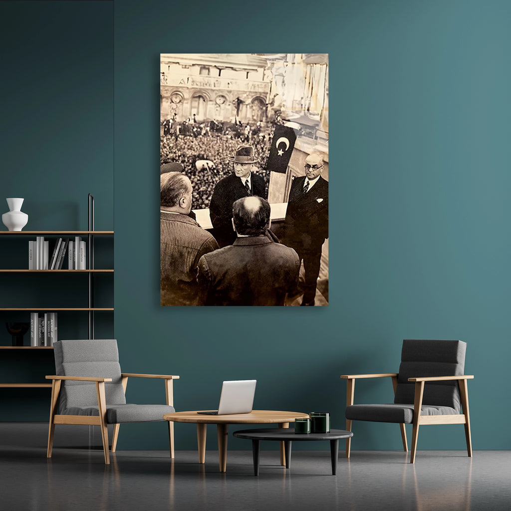 ATATÜRK MEYDANDA HİTAP - CAM TABLO - DEG0593