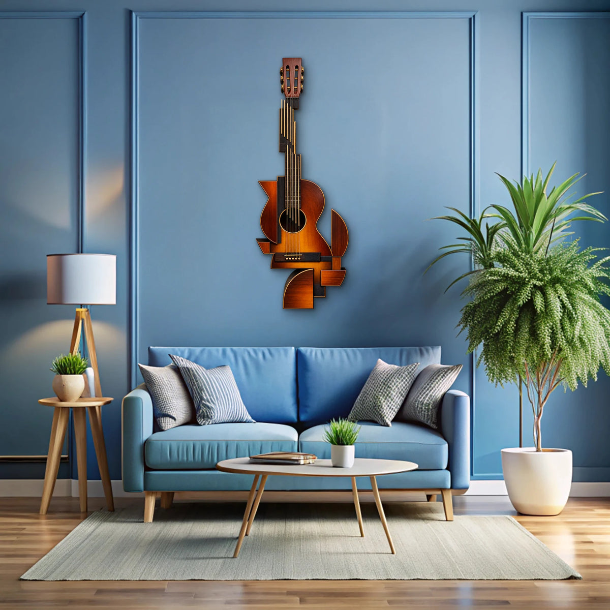 Geometrik Gitar Metal Tablo DEC0188