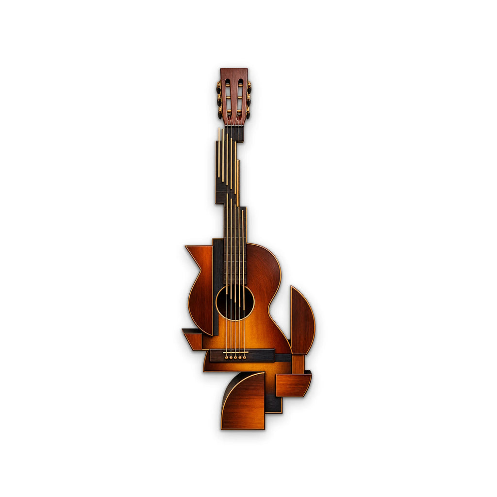 Geometrik Gitar Metal Tablo DEC0188