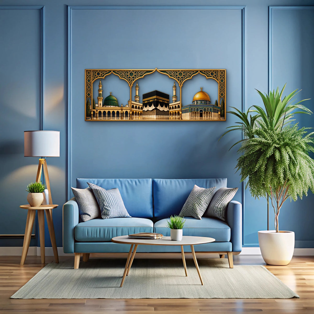 Üç Kutsal Mekân Panoraması Metal Tablo DEC0255