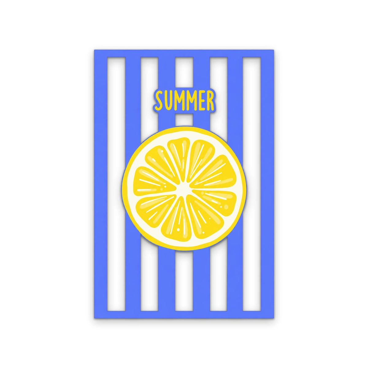 Summer Limon Dilimi Metal Tablo DEC0343