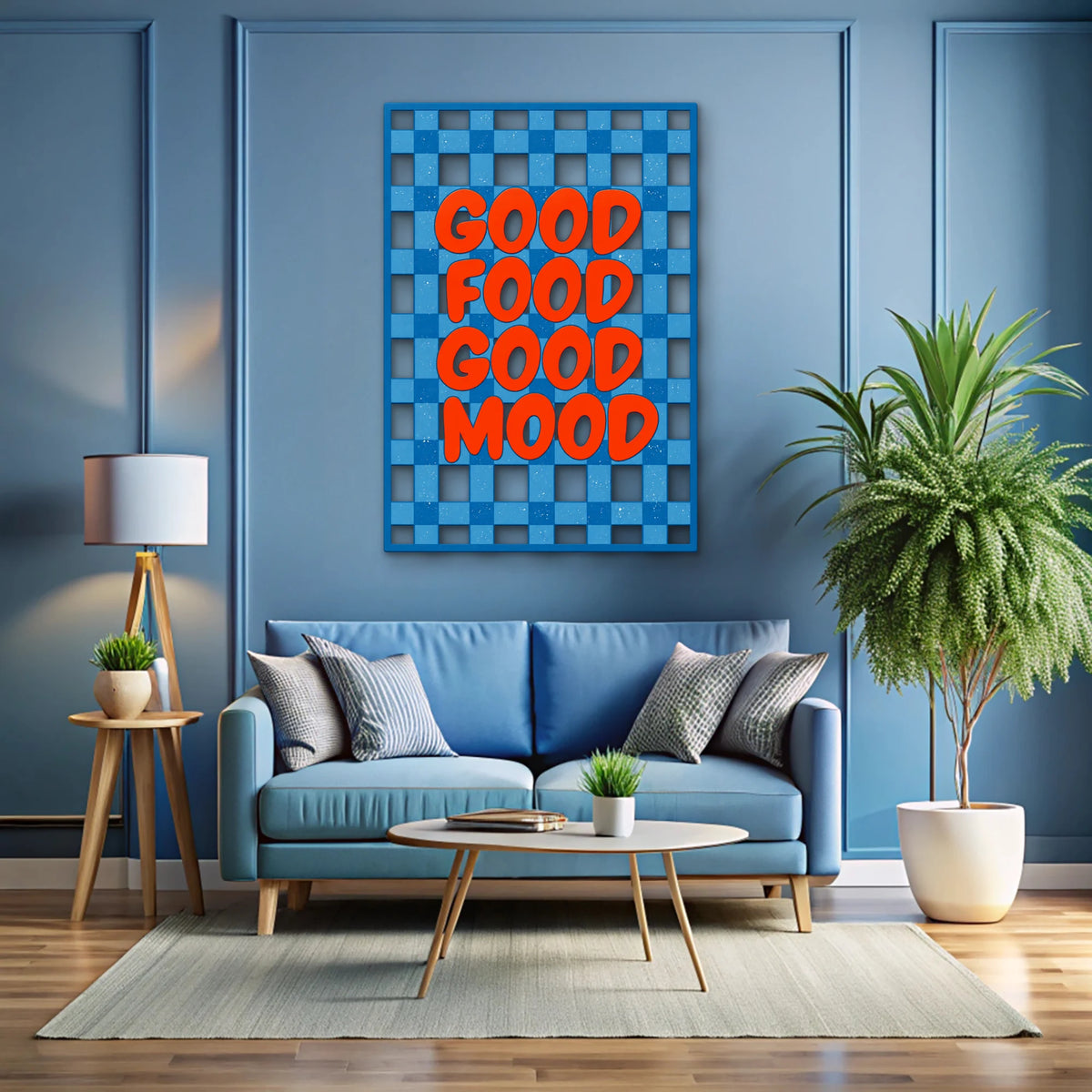 Good Food Good Mood Tabelası Metal Tablo DEC0364