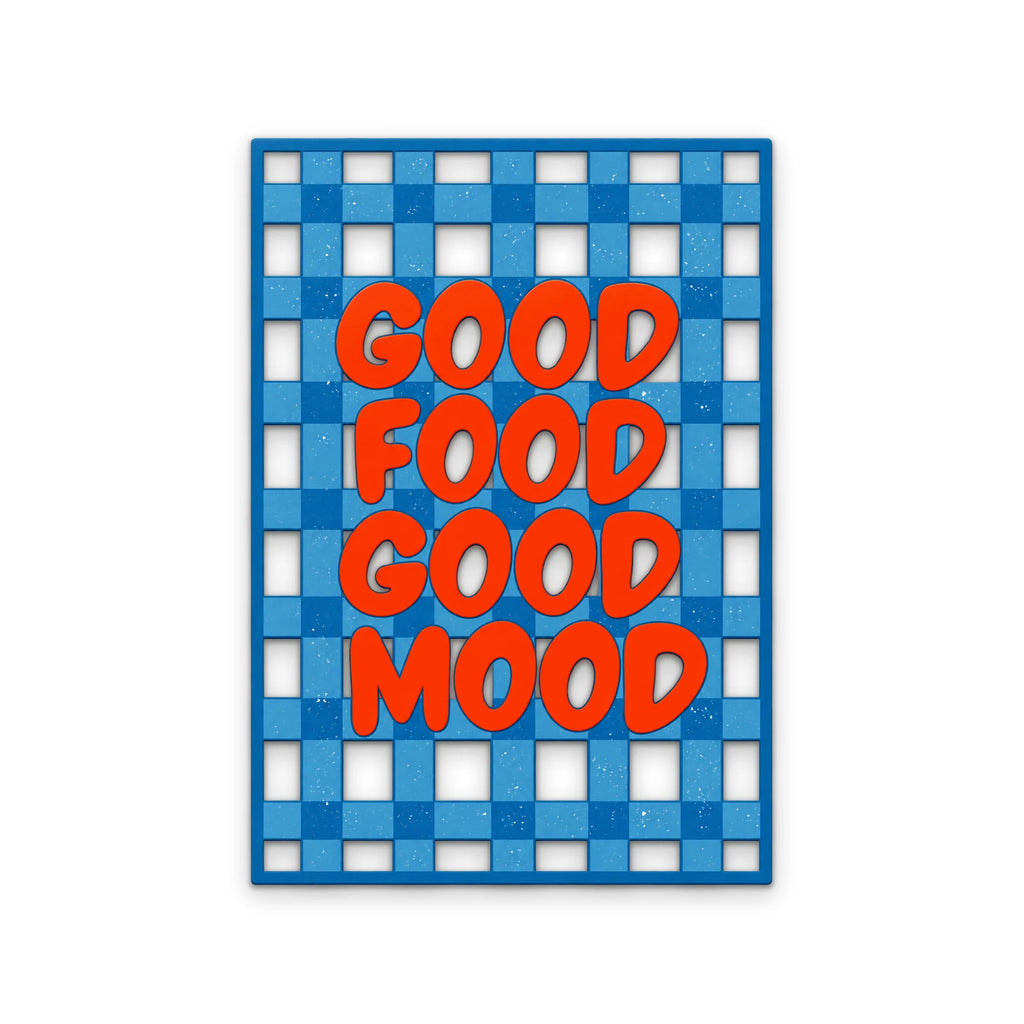 Good Food Good Mood Tabelası Metal Tablo DEC0364