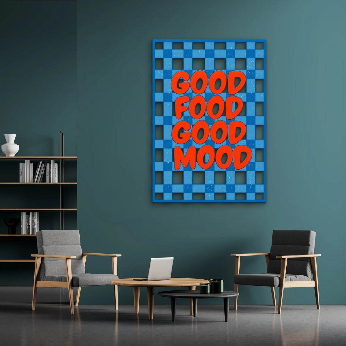 Good Food Good Mood Tabelası Metal Tablo DEC0364
