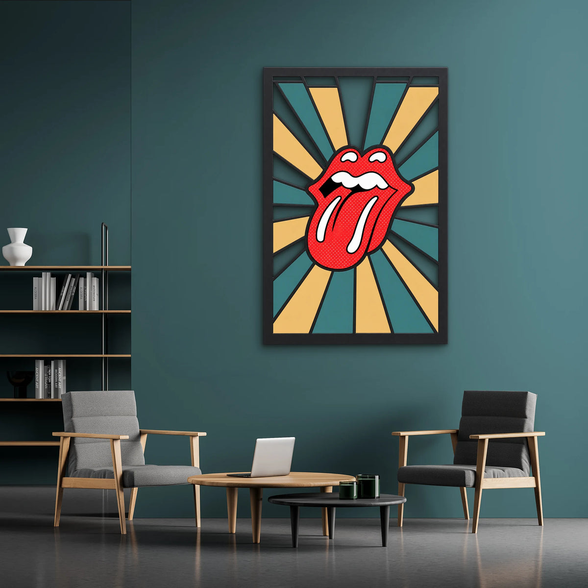 Pop Art Dil ve Dudak Metal Tablo DEC0514