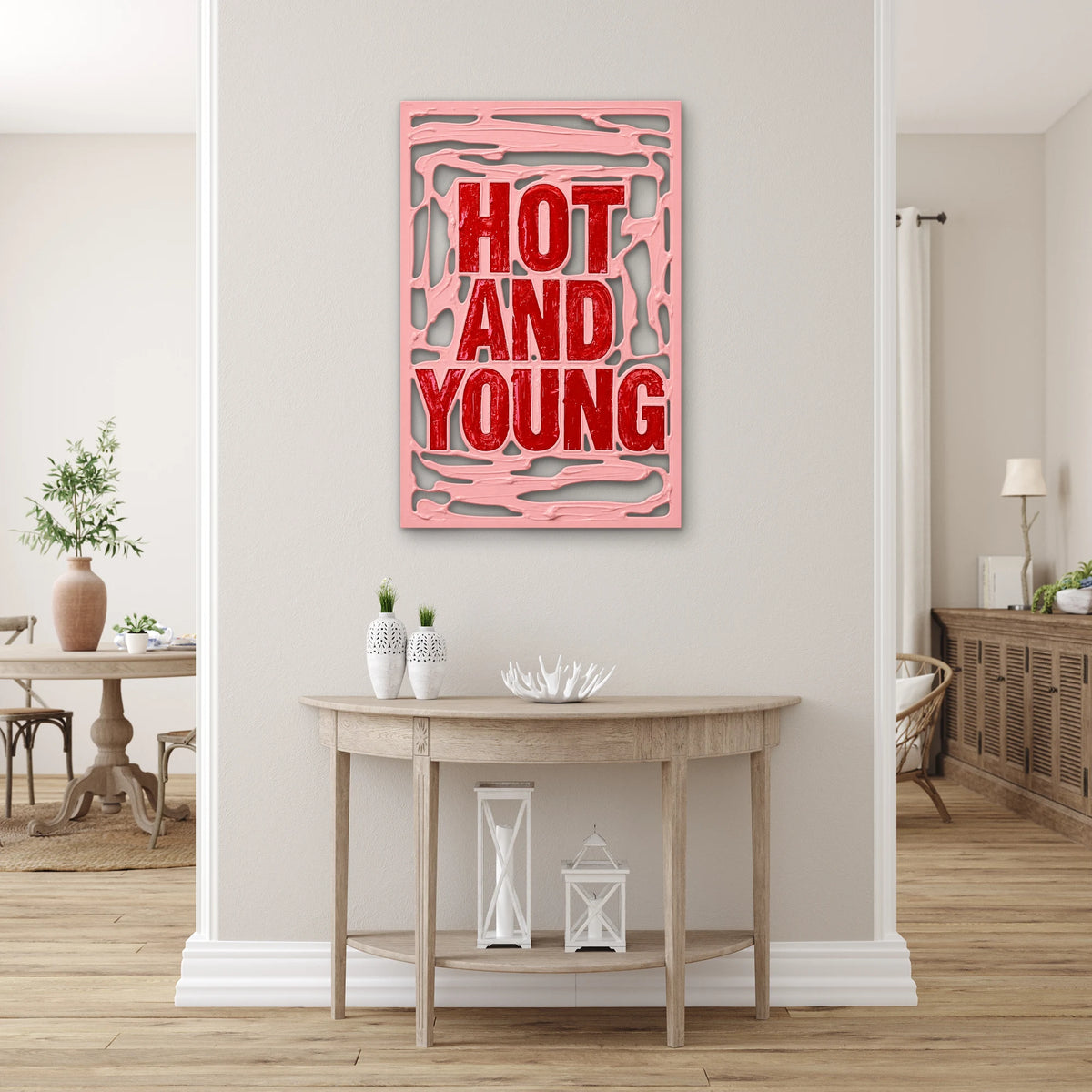 Hot and Young Metal Tablo DEC0523