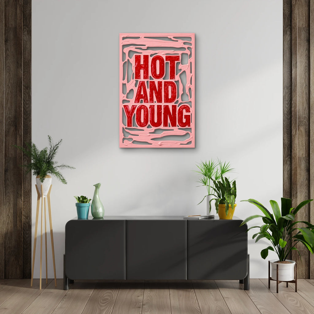 Hot and Young Metal Tablo DEC0523