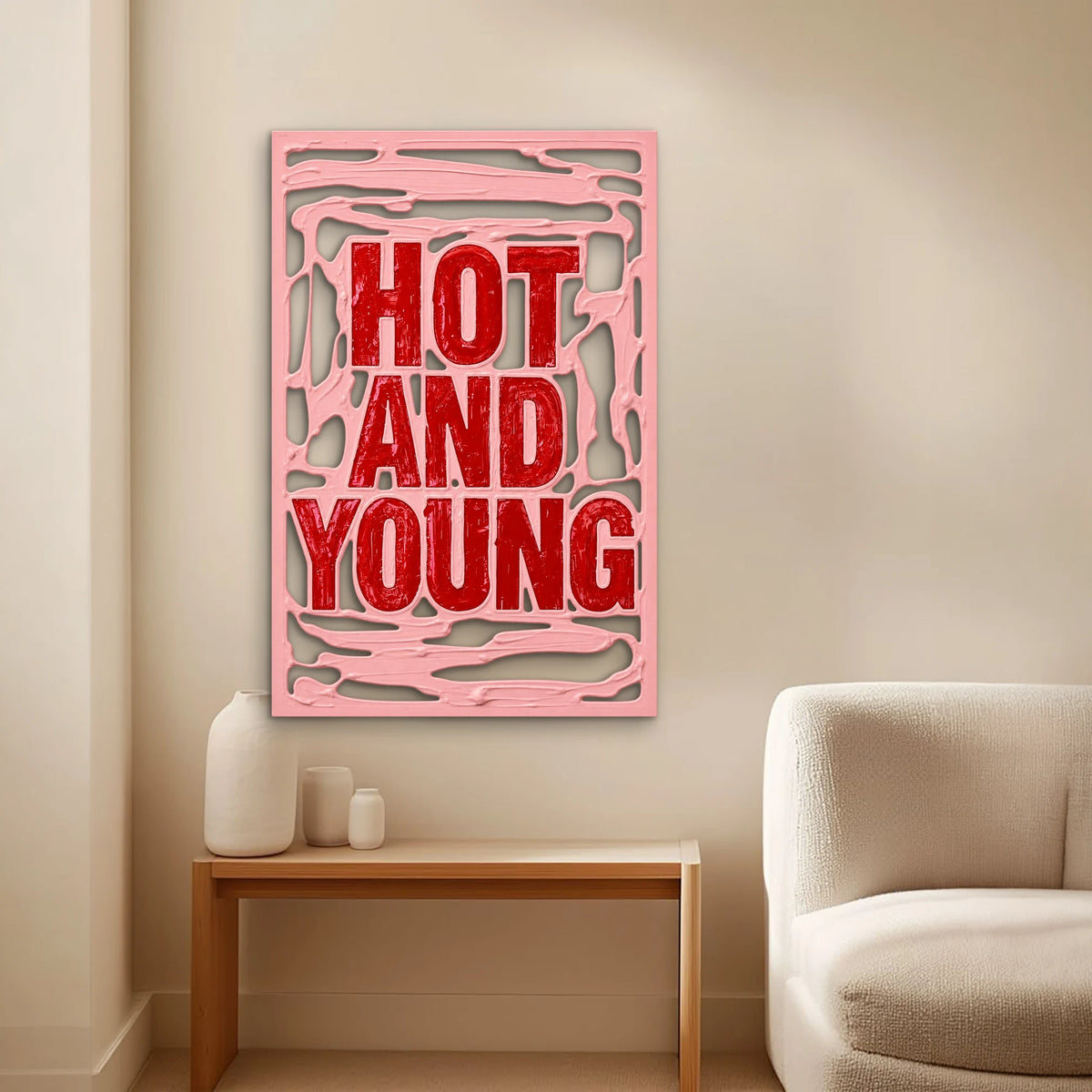 Hot and Young Metal Tablo DEC0523