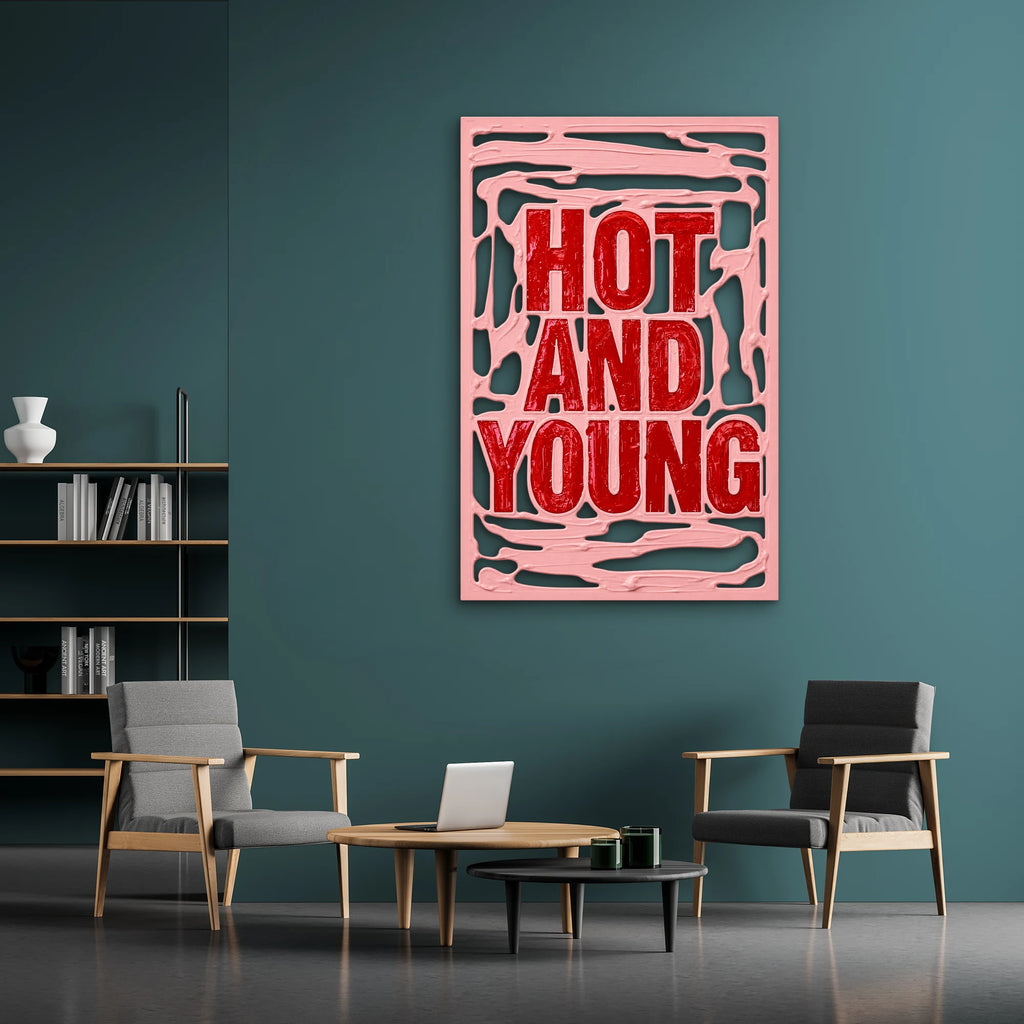Hot and Young Metal Tablo DEC0523