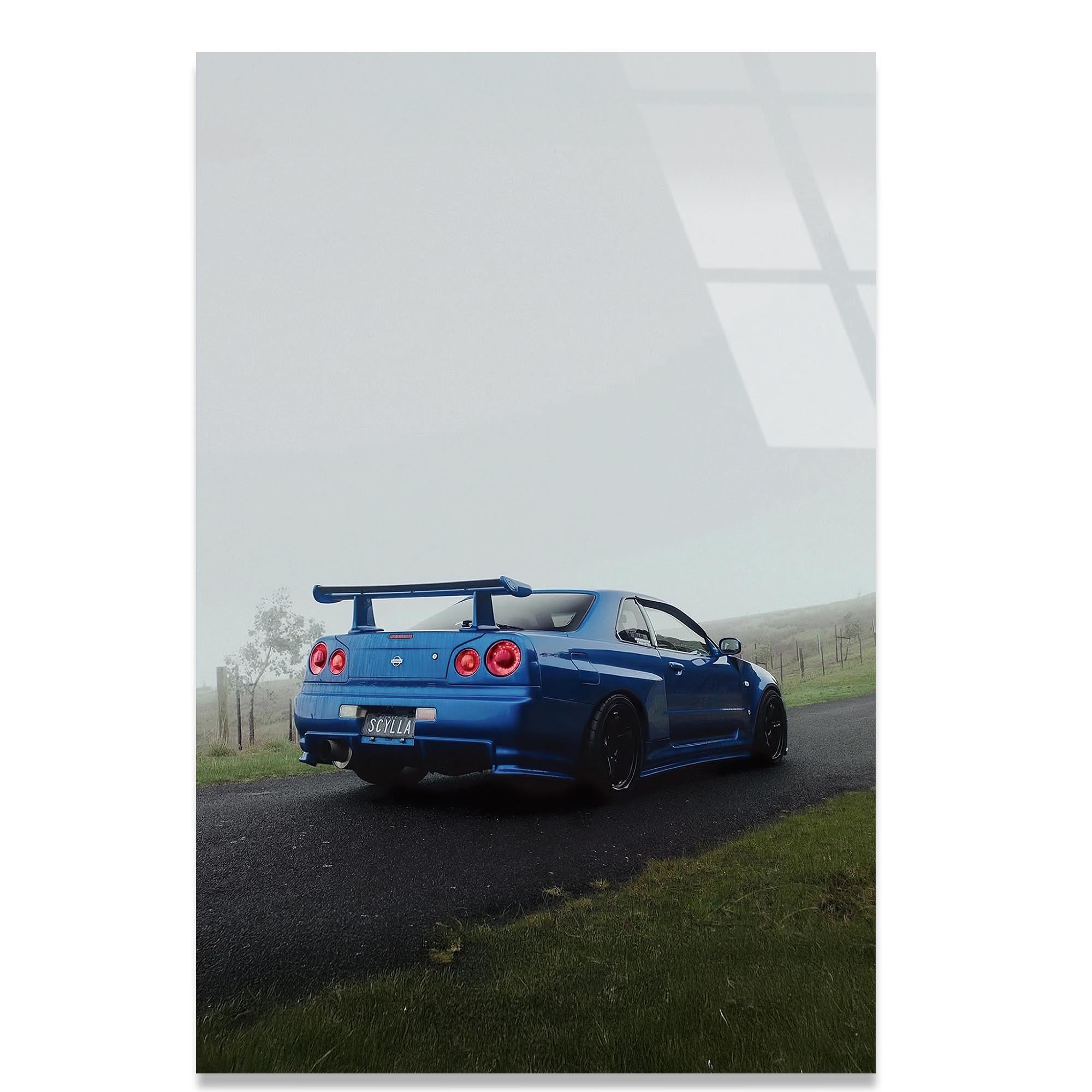 Nissan Skyline GTR Cam Tablo – JDM Spor Araba Duvar Dekoru - DEG0651