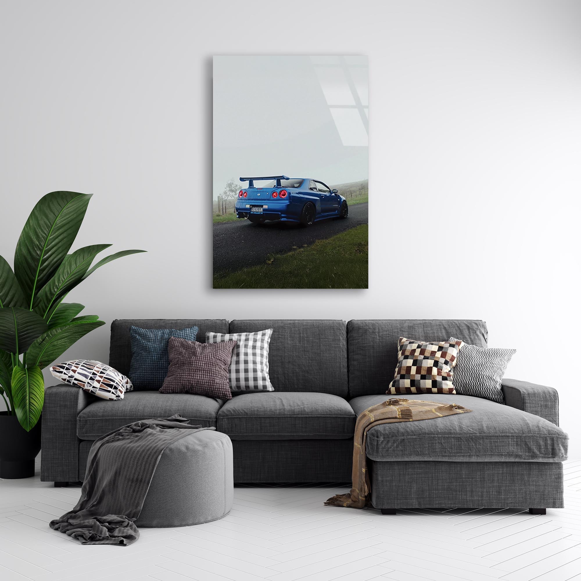 Nissan Skyline GTR Cam Tablo – JDM Spor Araba Duvar Dekoru - DEG0651