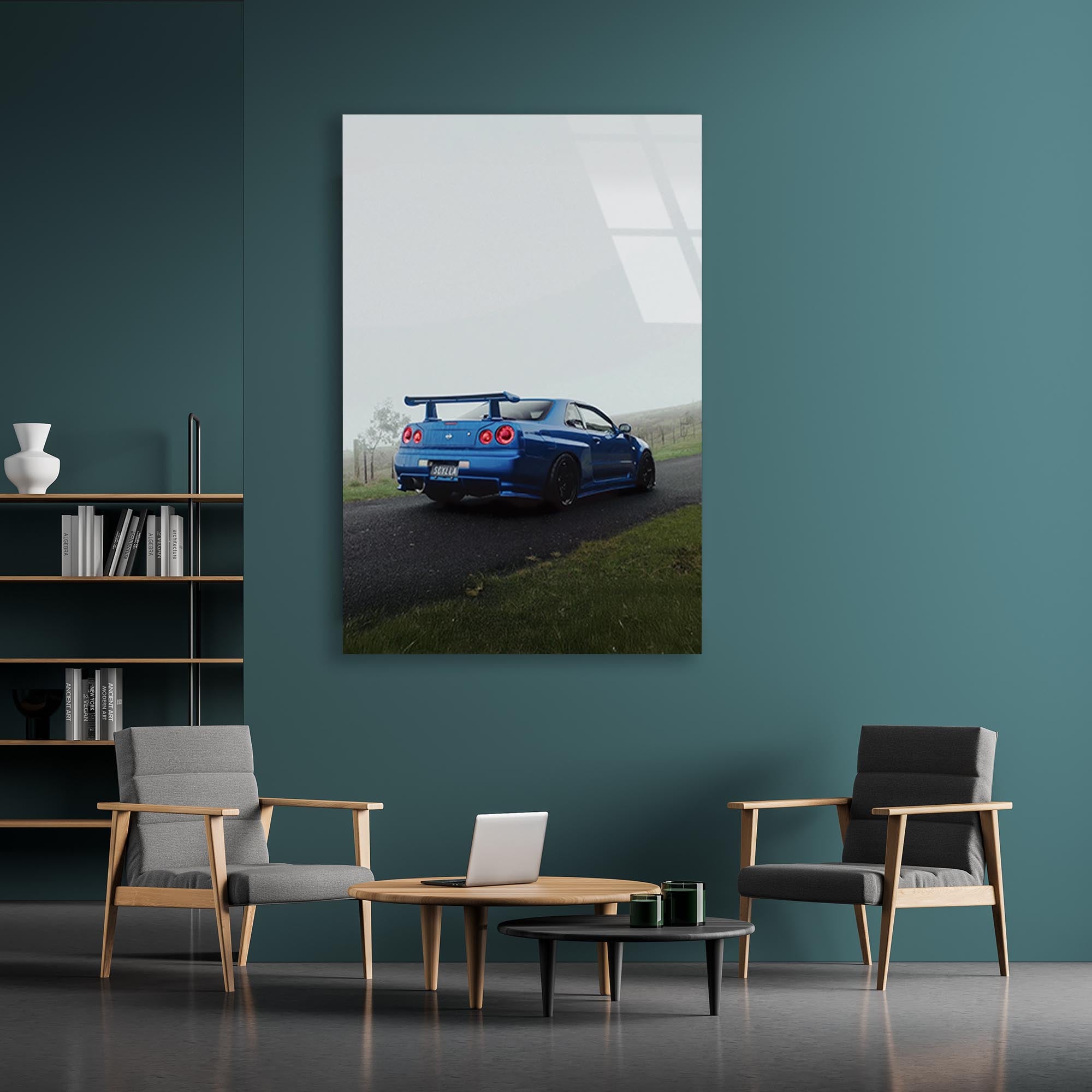 Nissan Skyline GTR Cam Tablo – JDM Spor Araba Duvar Dekoru - DEG0651