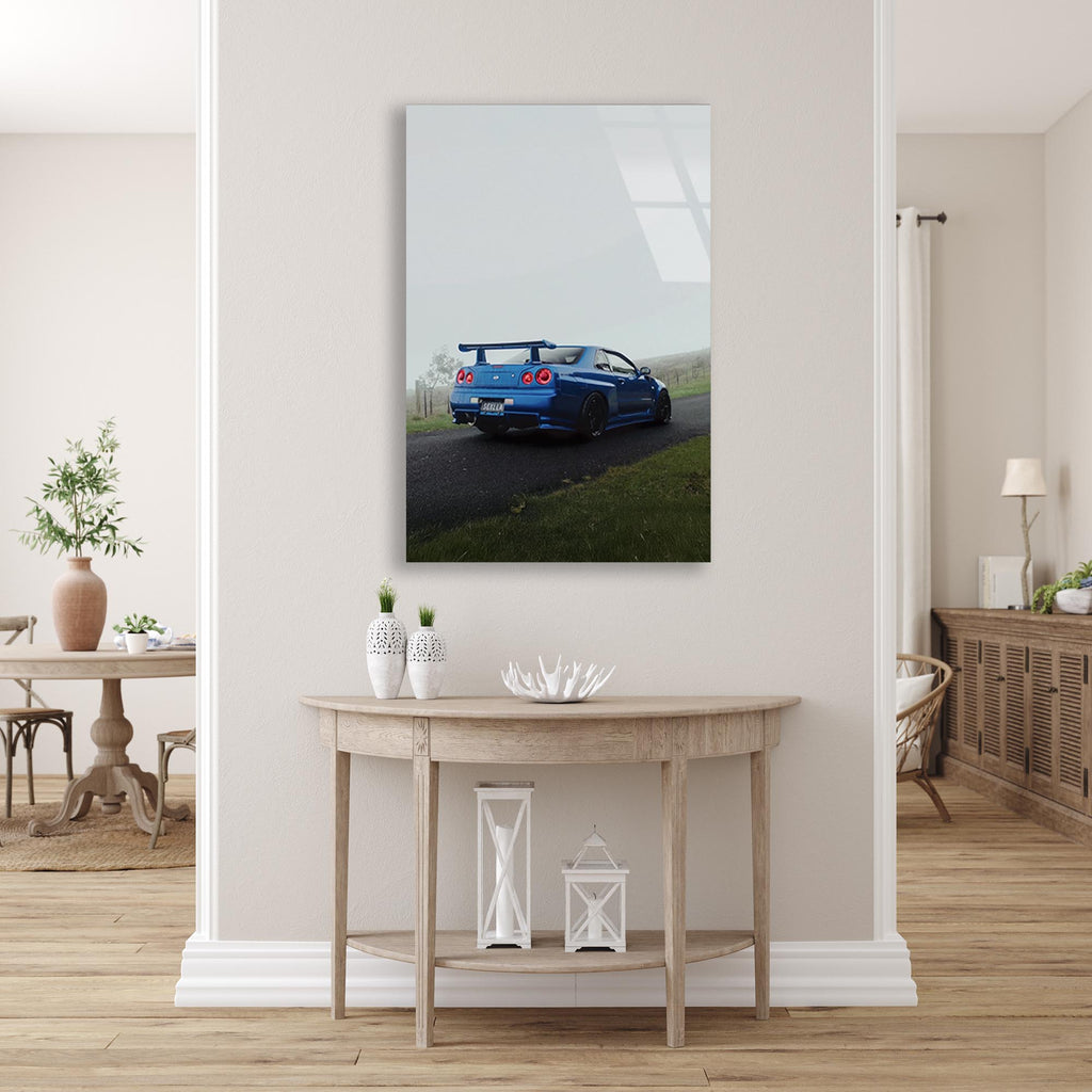 Nissan Skyline GTR Cam Tablo – JDM Spor Araba Duvar Dekoru - DEG0651