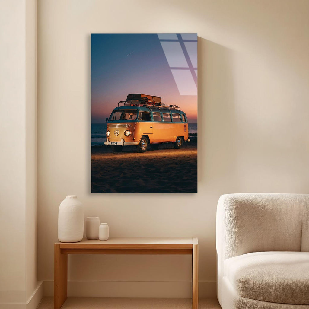 Klasik Volkswagen Cam Tablo – Nostaljik Vosvos Duvar Dekoru - DEG0653
