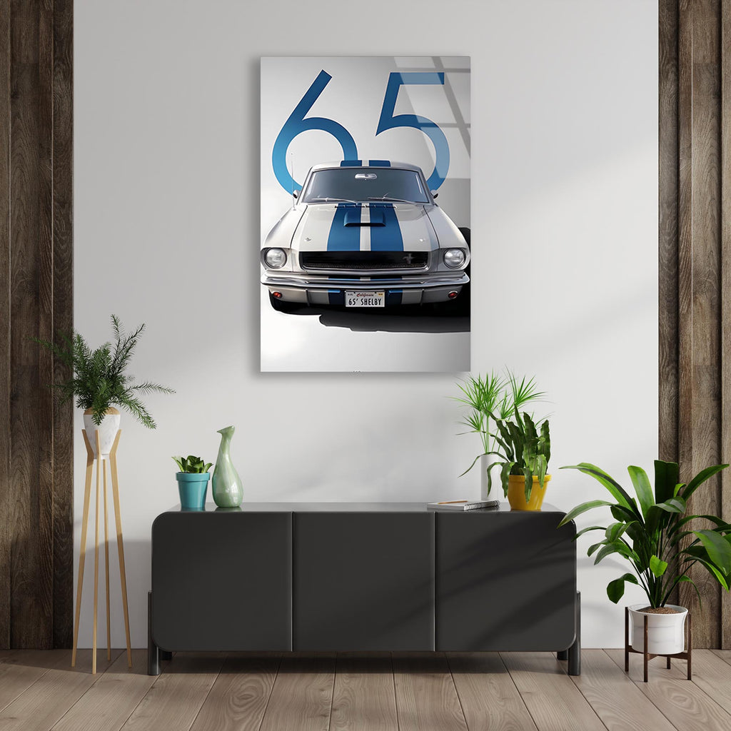 Shelby GT 65 Cam Tablo – Klasik Kas Araba Duvar Dekoru - DEG0654