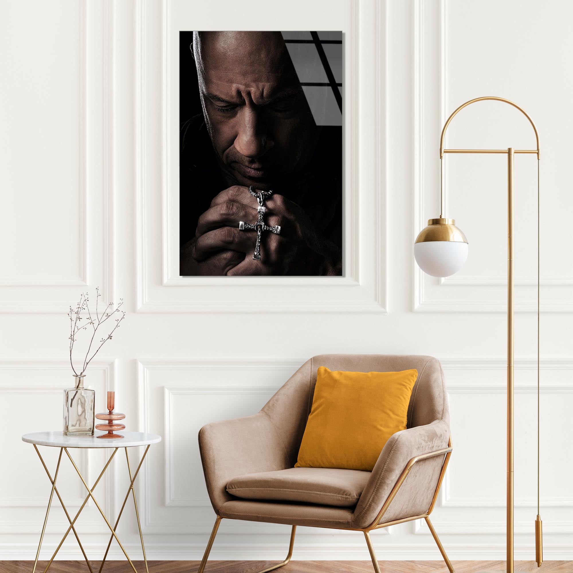 Dominic Toretto Cam Tablo – Hızlı ve Öfkeli Temalı Duvar Dekoru - DEG0675