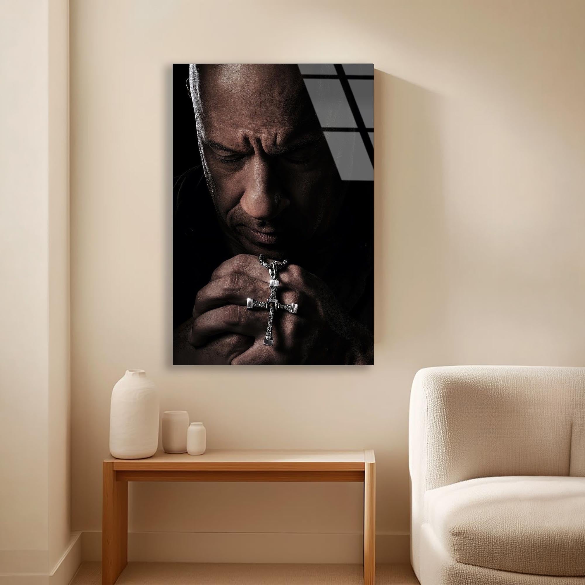 Dominic Toretto Cam Tablo – Hızlı ve Öfkeli Temalı Duvar Dekoru - DEG0675