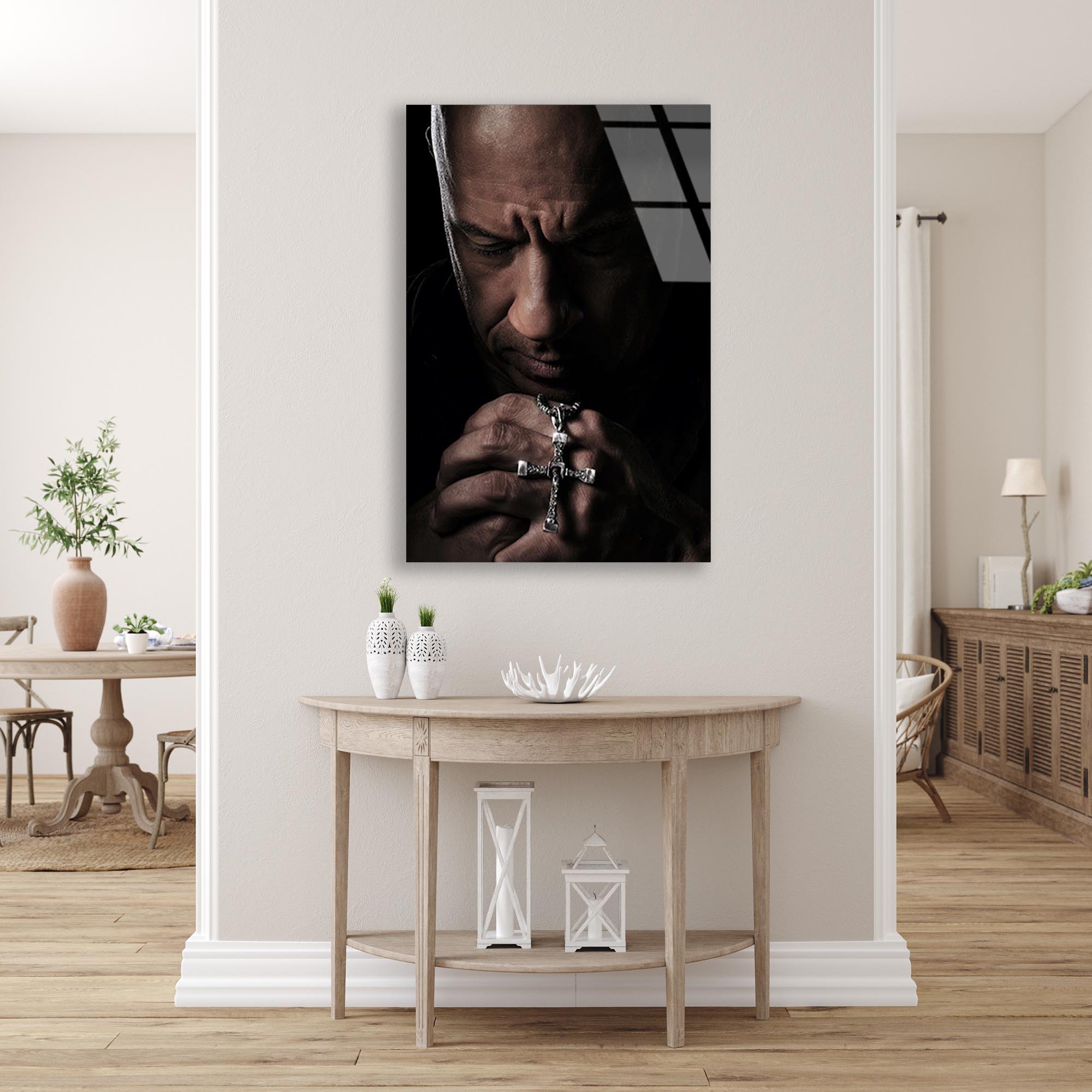 Dominic Toretto Cam Tablo – Hızlı ve Öfkeli Temalı Duvar Dekoru - DEG0675