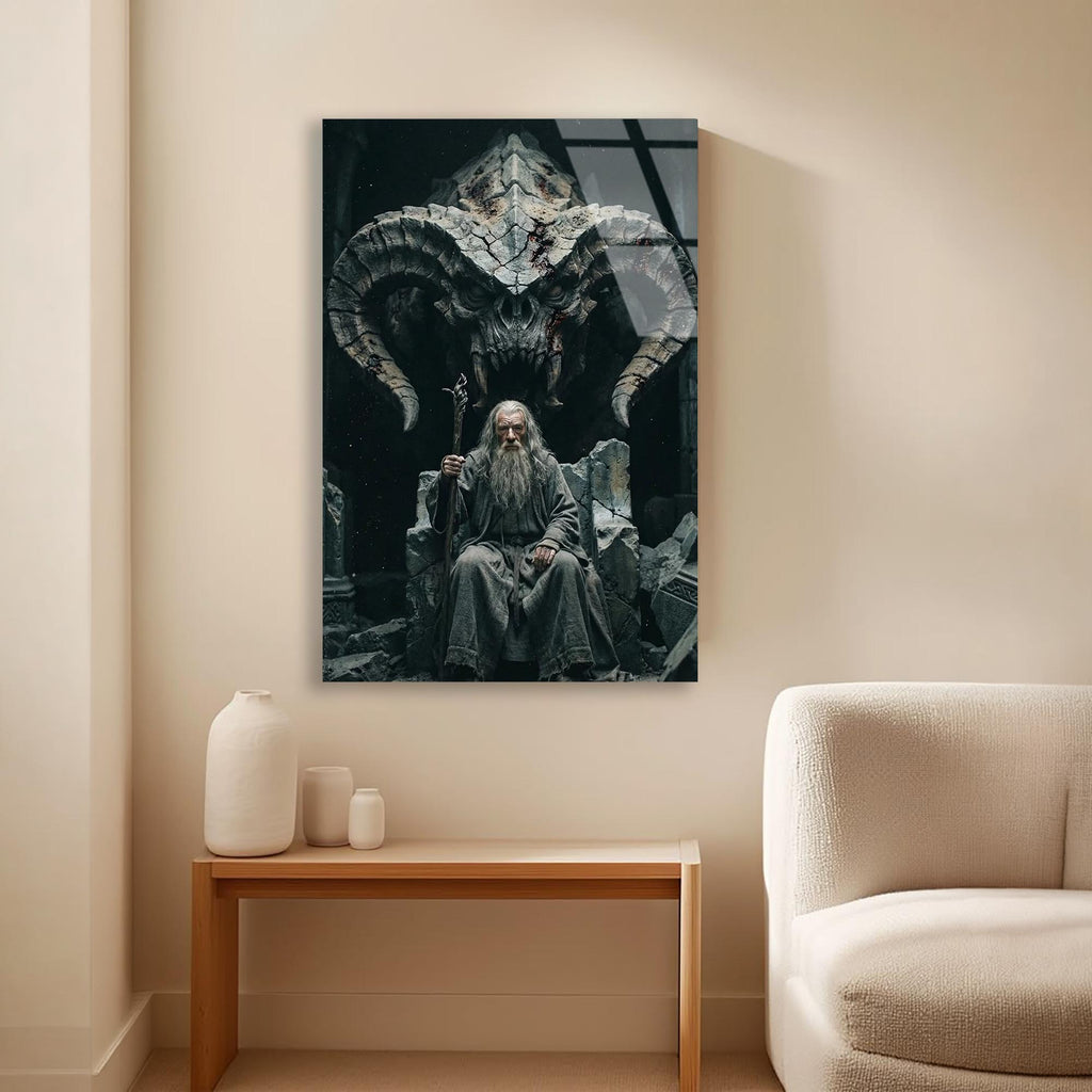 Gandalf Cam Tablo – Fantastik Film Temalı Duvar Dekoru - DEG0676