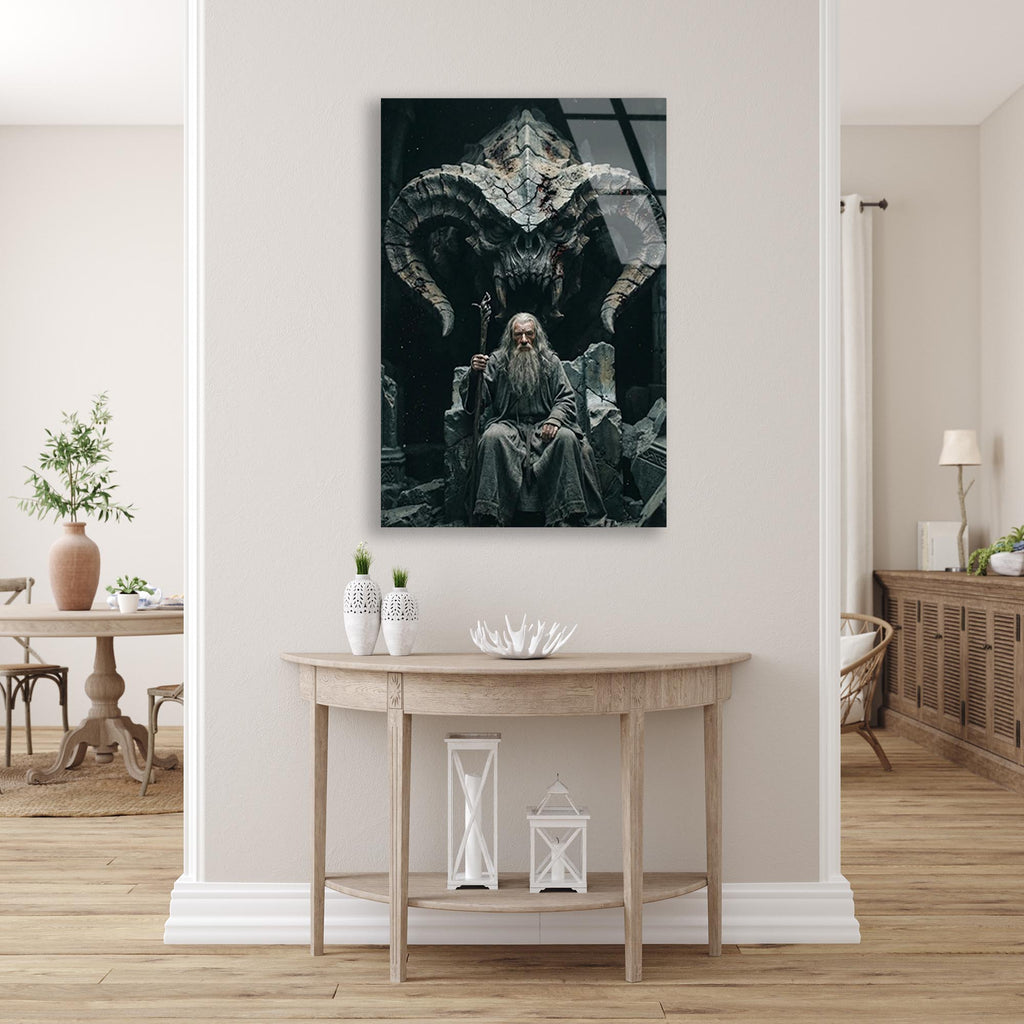 Gandalf Cam Tablo – Fantastik Film Temalı Duvar Dekoru - DEG0676