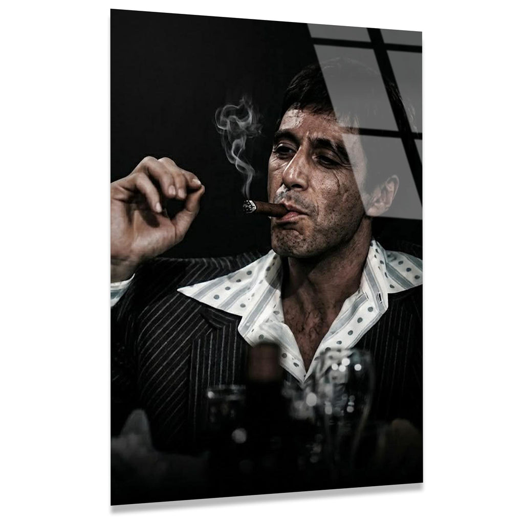 Scarface Klasik Cam Tablo – Efsane Film Temalı Duvar Dekoru - DEG0681