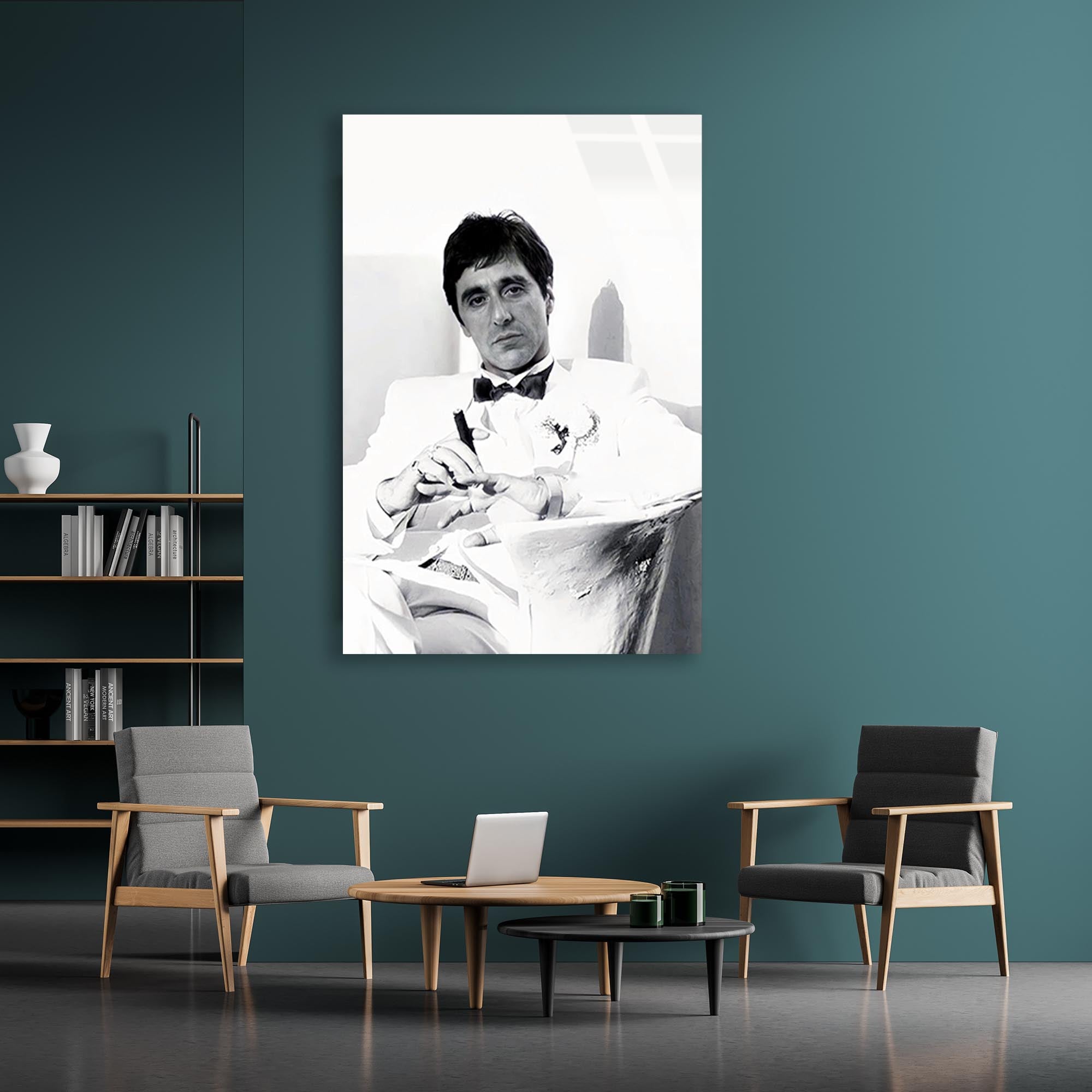 Scarface Sanatsal Cam Tablo – Efsane Film Temalı Duvar Dekoru - DEG0683