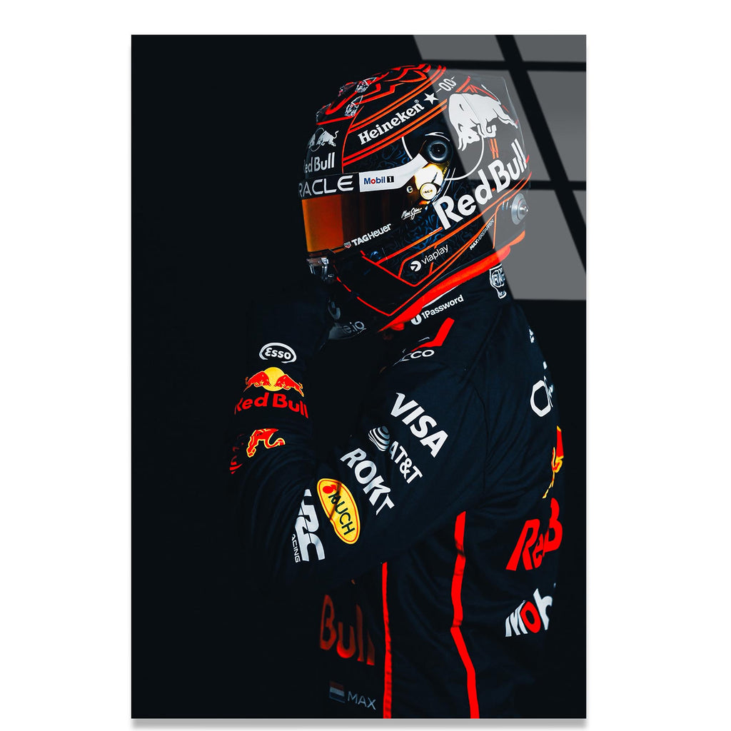 Red Bull F1 Cam Tablo – Formula 1 Temalı Duvar Dekoru - DEG0697