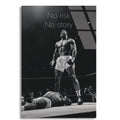 Muhammed Ali Motivasyon Cam Tablo – Boks Temalı İlham Verici Duvar Dekoru - DEG0708
