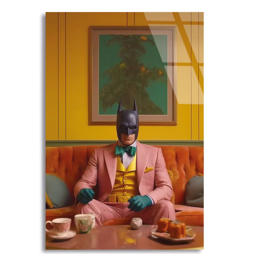 Batman Pop Art Cam Tablo – Çizgi Roman Temalı Duvar Dekoru - DEG0723
