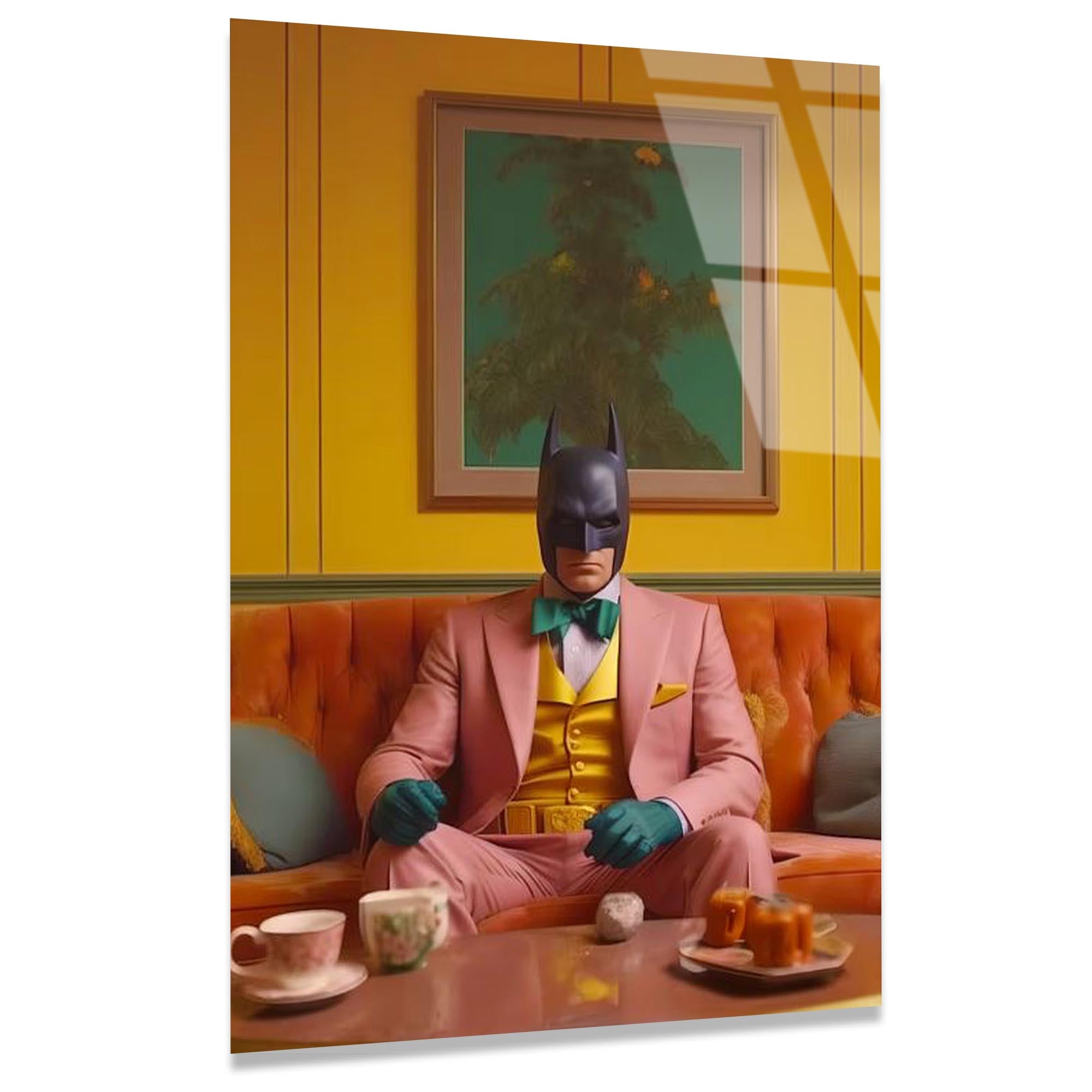 Batman Pop Art Cam Tablo – Çizgi Roman Temalı Duvar Dekoru - DEG0723
