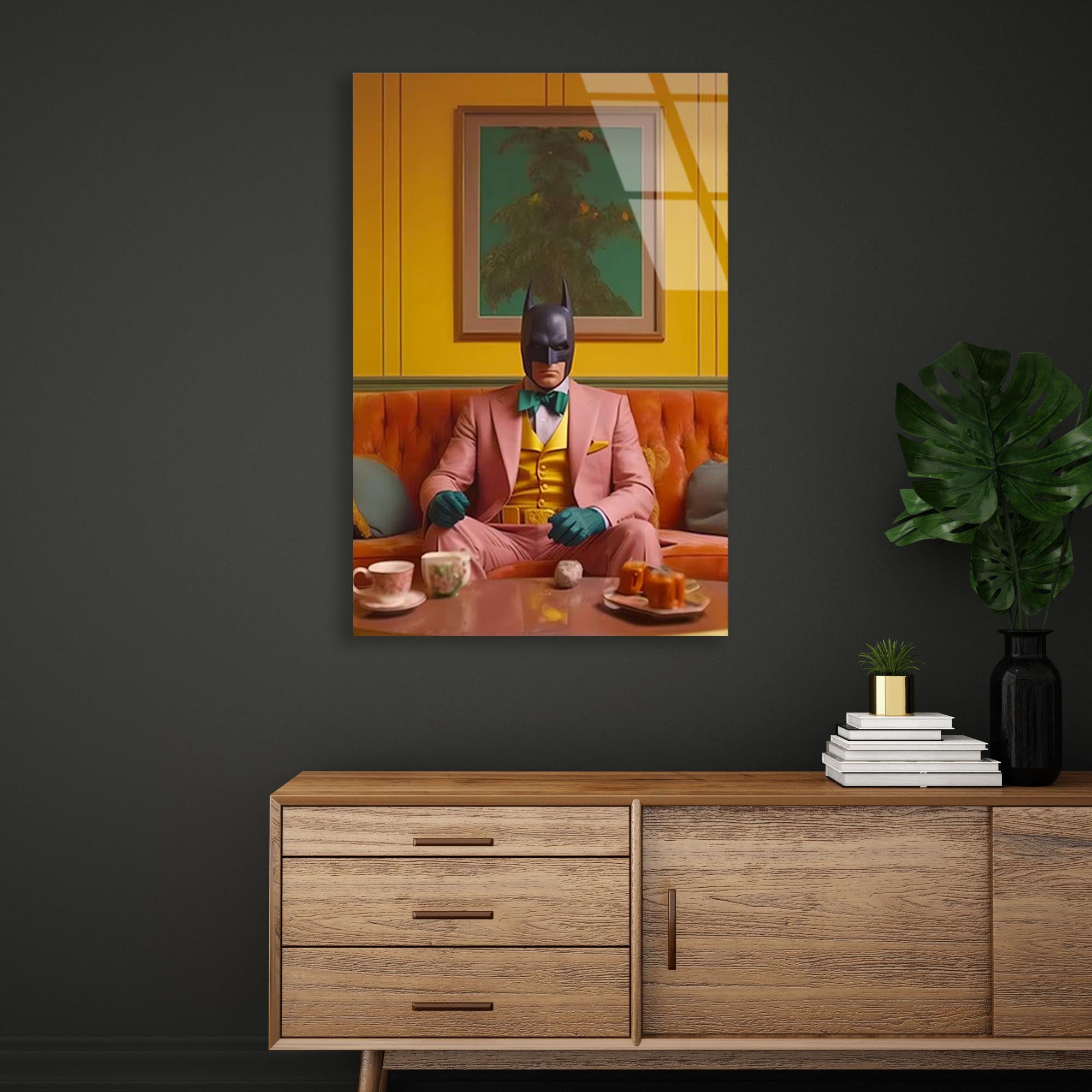 Batman Pop Art Cam Tablo – Çizgi Roman Temalı Duvar Dekoru - DEG0723