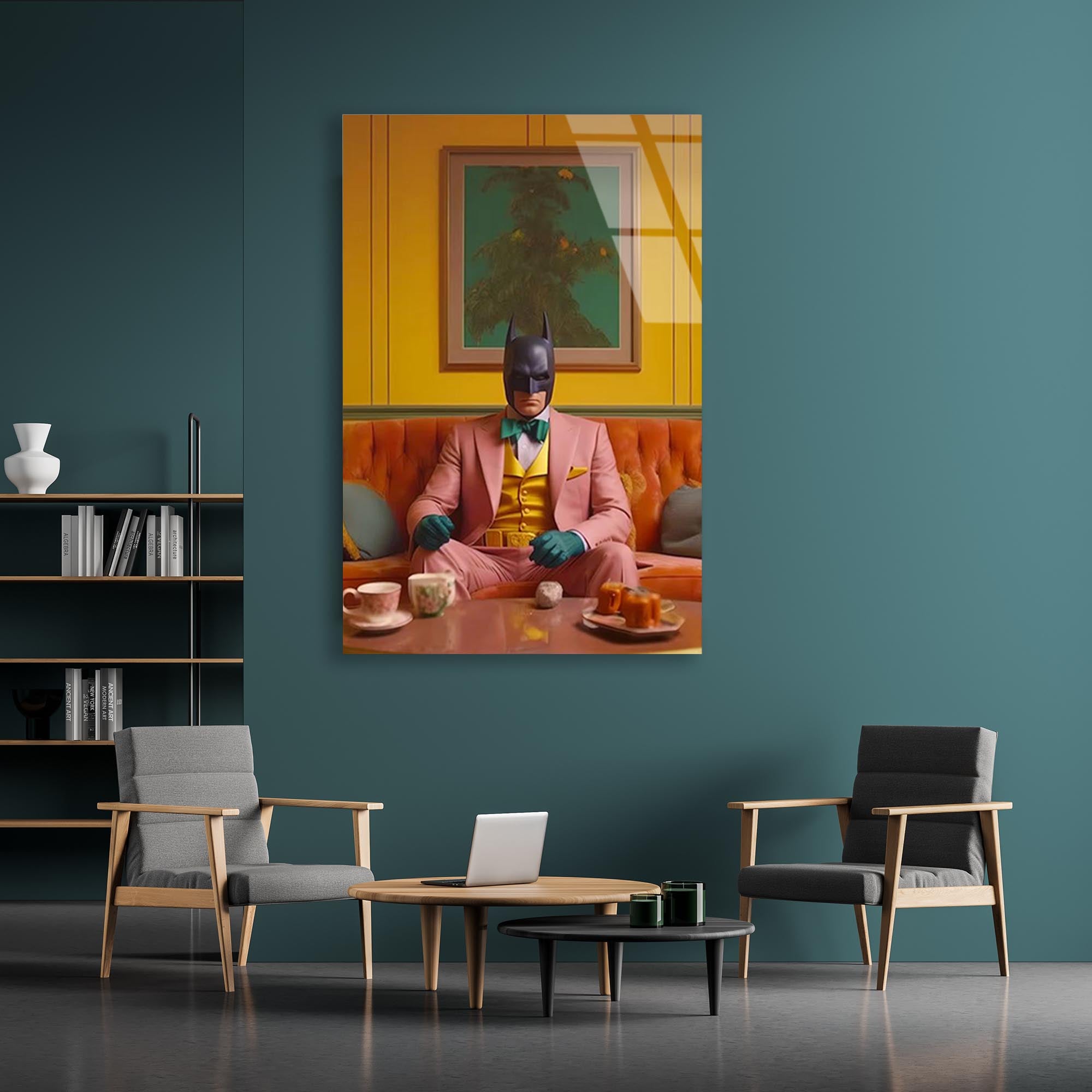 Batman Pop Art Cam Tablo – Çizgi Roman Temalı Duvar Dekoru - DEG0723