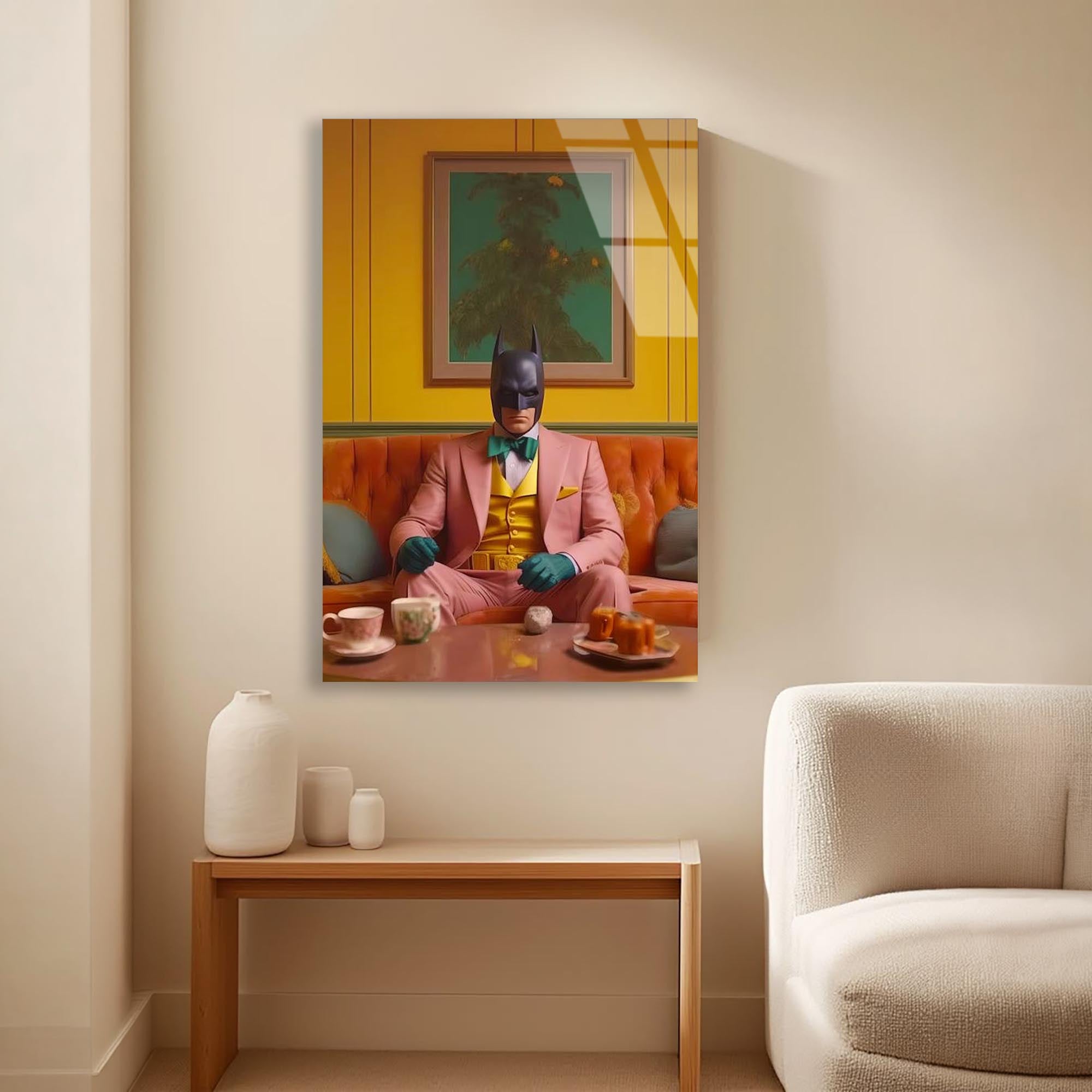 Batman Pop Art Cam Tablo – Çizgi Roman Temalı Duvar Dekoru - DEG0723