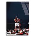 Muhammed Ali Cam Tablo – Boks Efsanesi Portre Duvar Dekoru - DEG0774